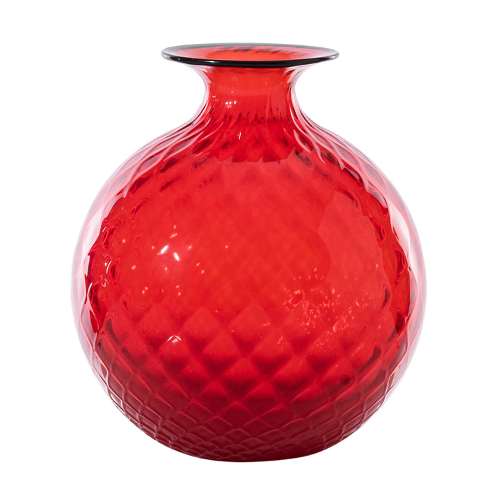 Monofiori Balloton Vase by Venini, Medium size, Glossy Red