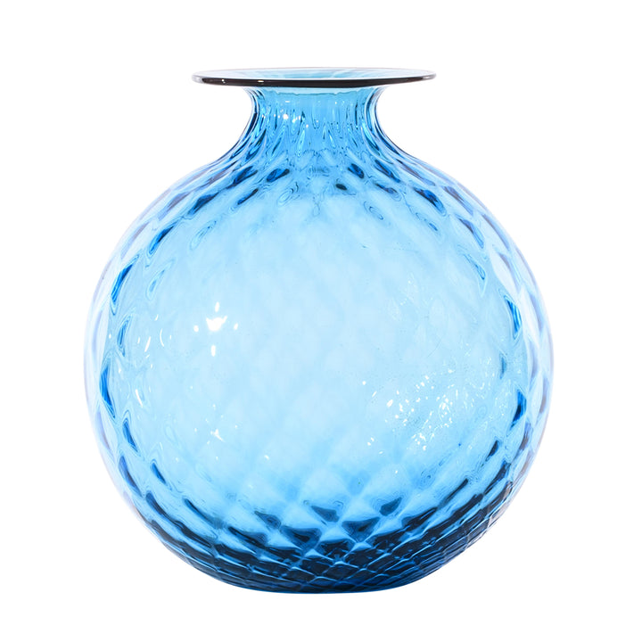 Monofiori Balloton Vase by Venini, Medium size, Glossy Acquamarine