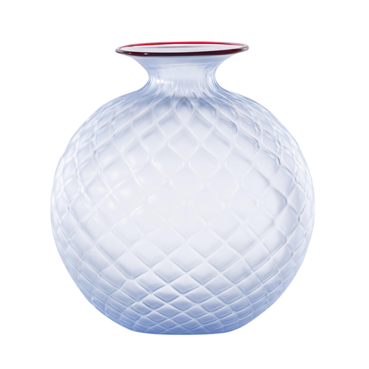 Monofiori Balloton Vase by Venini, Medium size, Matte Iceberg