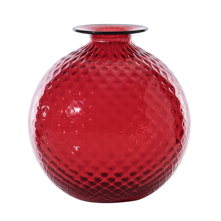 Monofiori Balloton Vase by Venini, Large size, Glossy Red