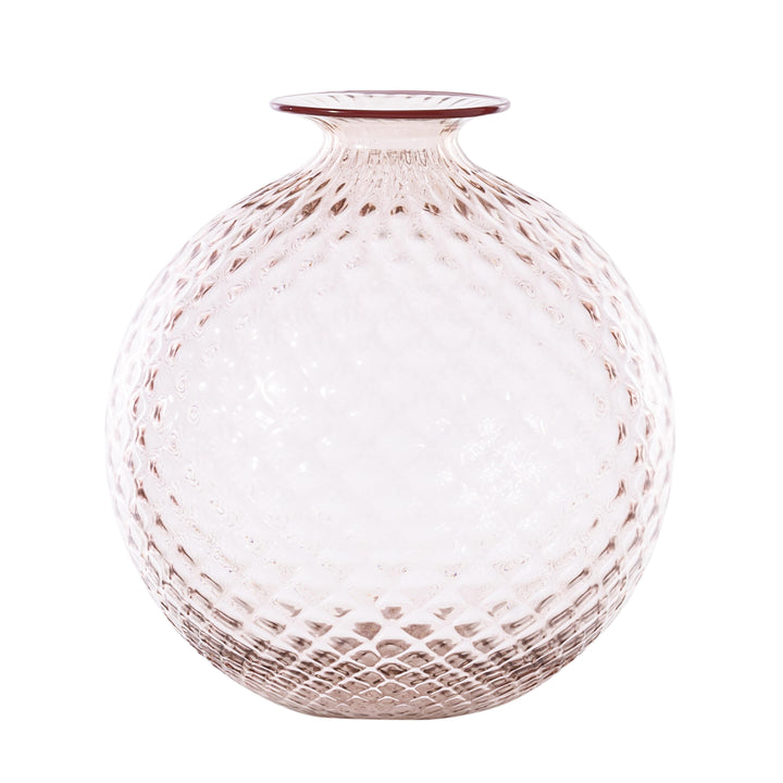 Monofiori Balloton Vase by Venini, Large size, Glossy Cipria Pink