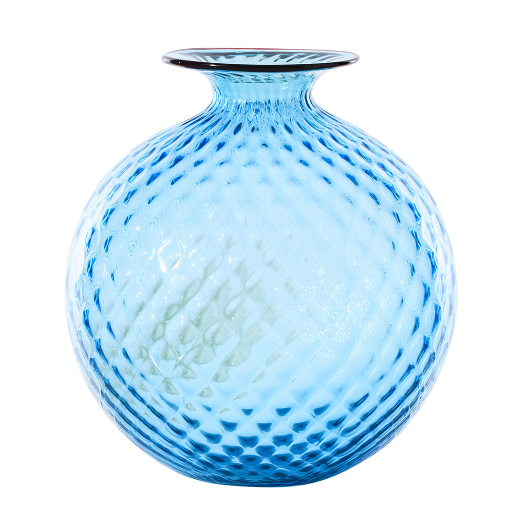 Monofiori Balloton Vase by Venini, Large size, Glossy Acquamarine