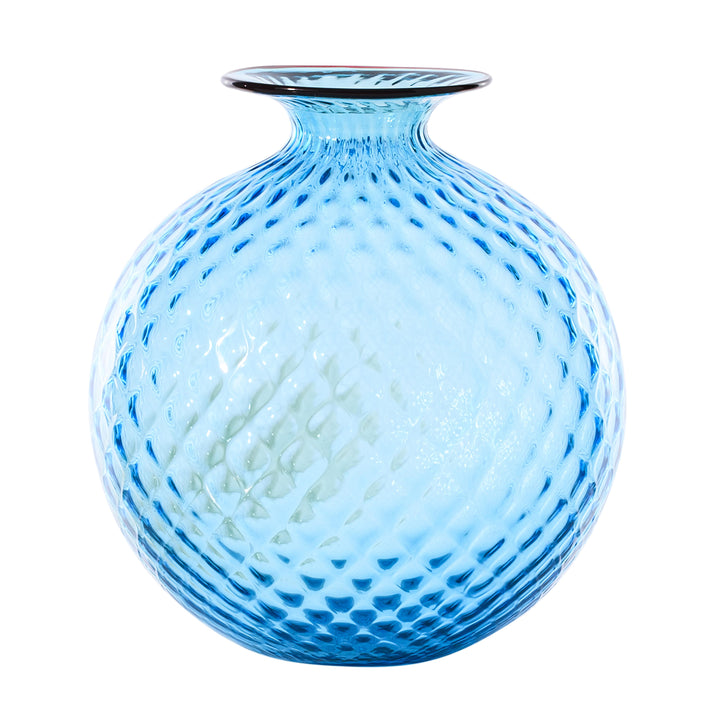 Monofiori Balloton Vase by Venini, Large size, Glossy Acquamarine