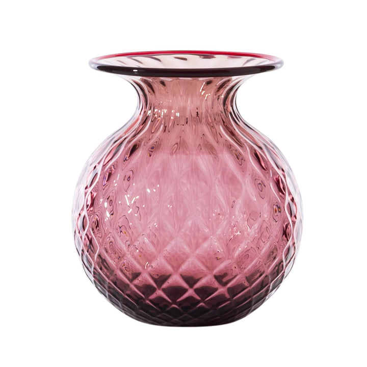 Balloton Fiori Vase by Venini, Extra Small size, Glossy Ametista