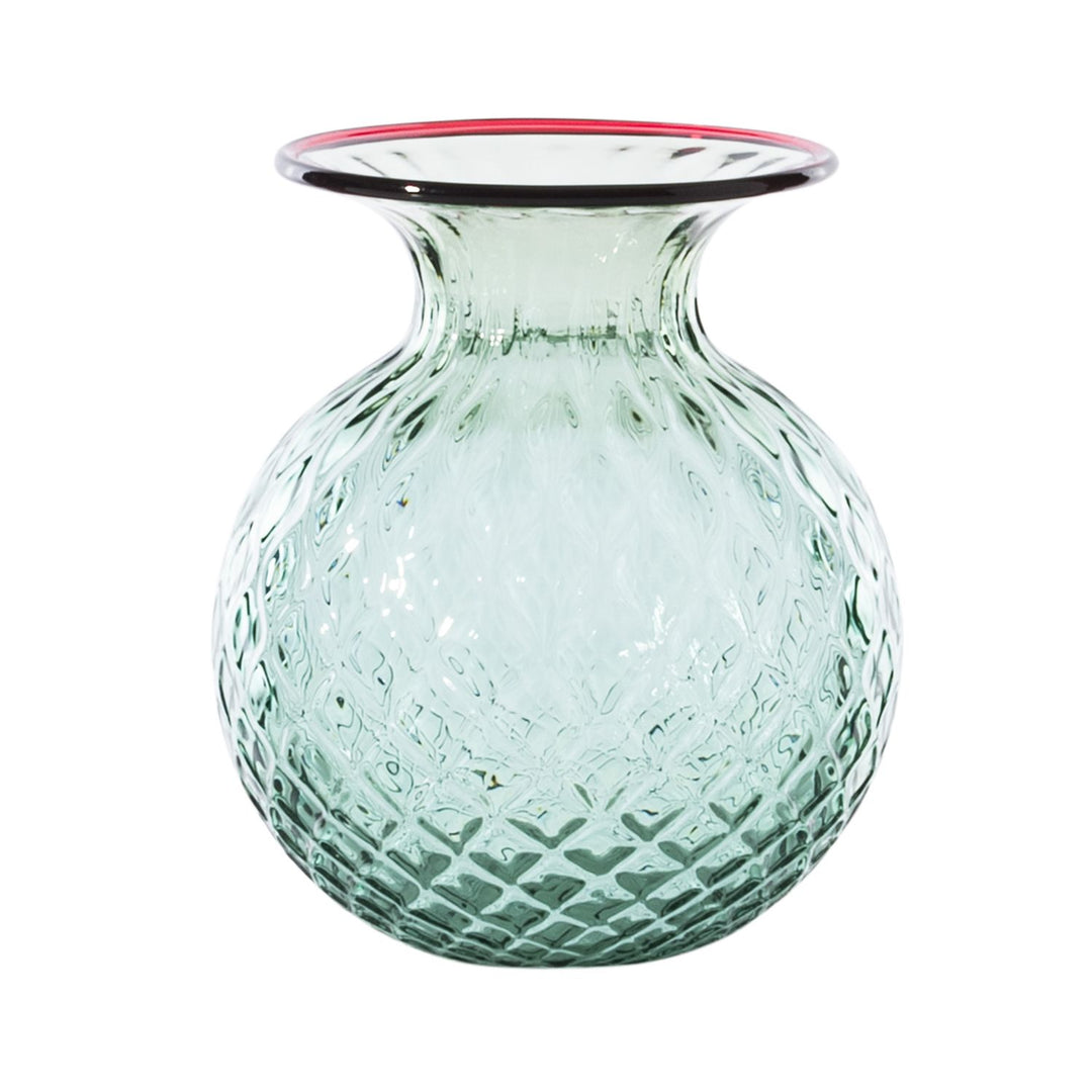 Balloton Fiori Vase by Venini, Extra Small size, Glossy Verde Rio