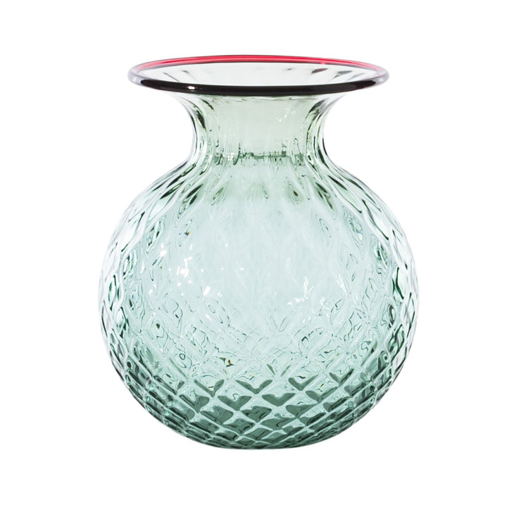 Balloton Fiori Vase by Venini, Extra Small size, Glossy Verde Rio