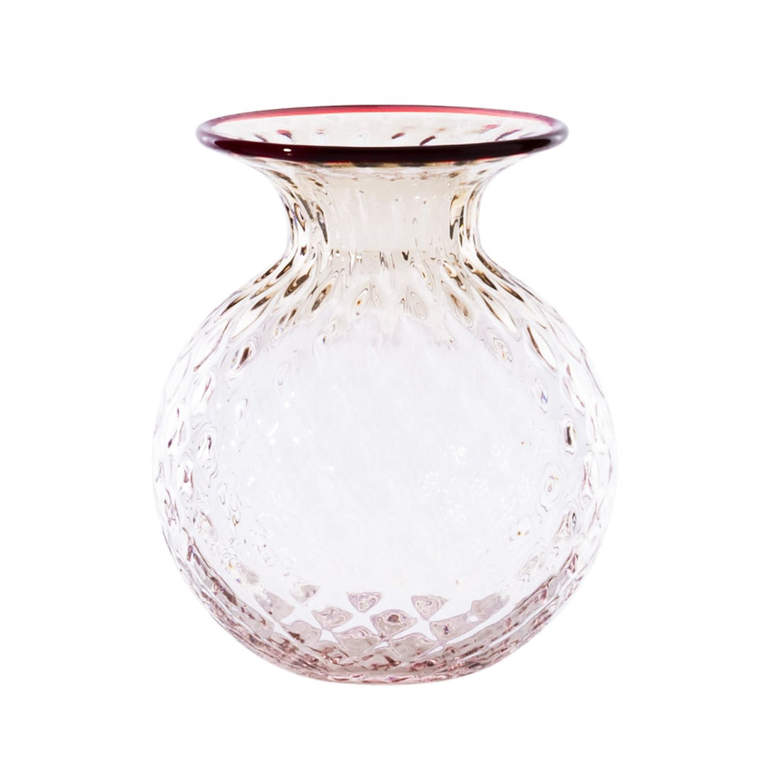 Balloton Fiori Vase by Venini, Extra Small size, Glossy Rosa Cipria