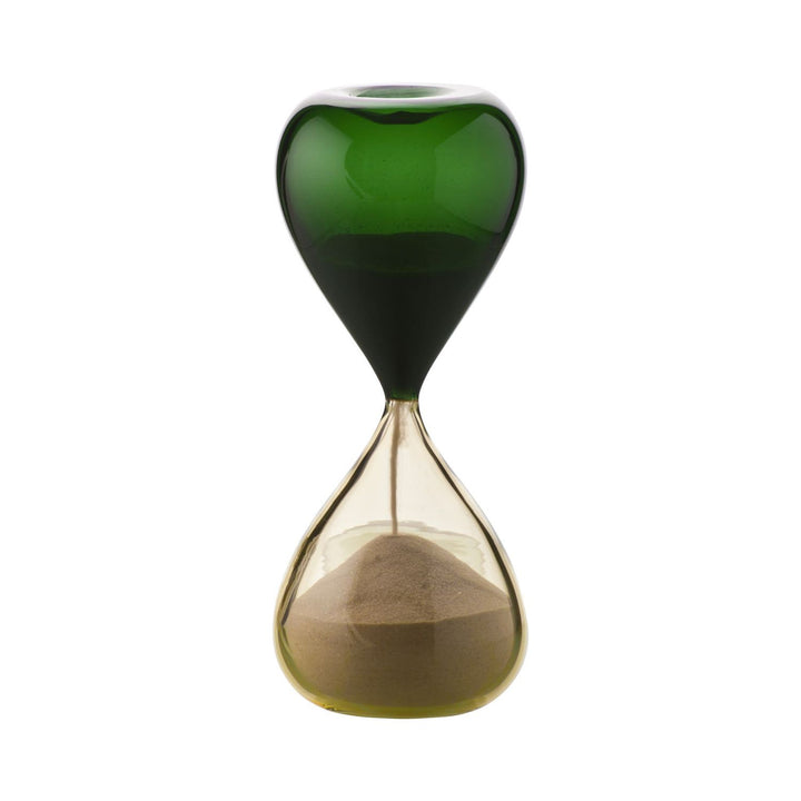 Clessidra Glass Hourglass in Apple Green / Straw Yellow