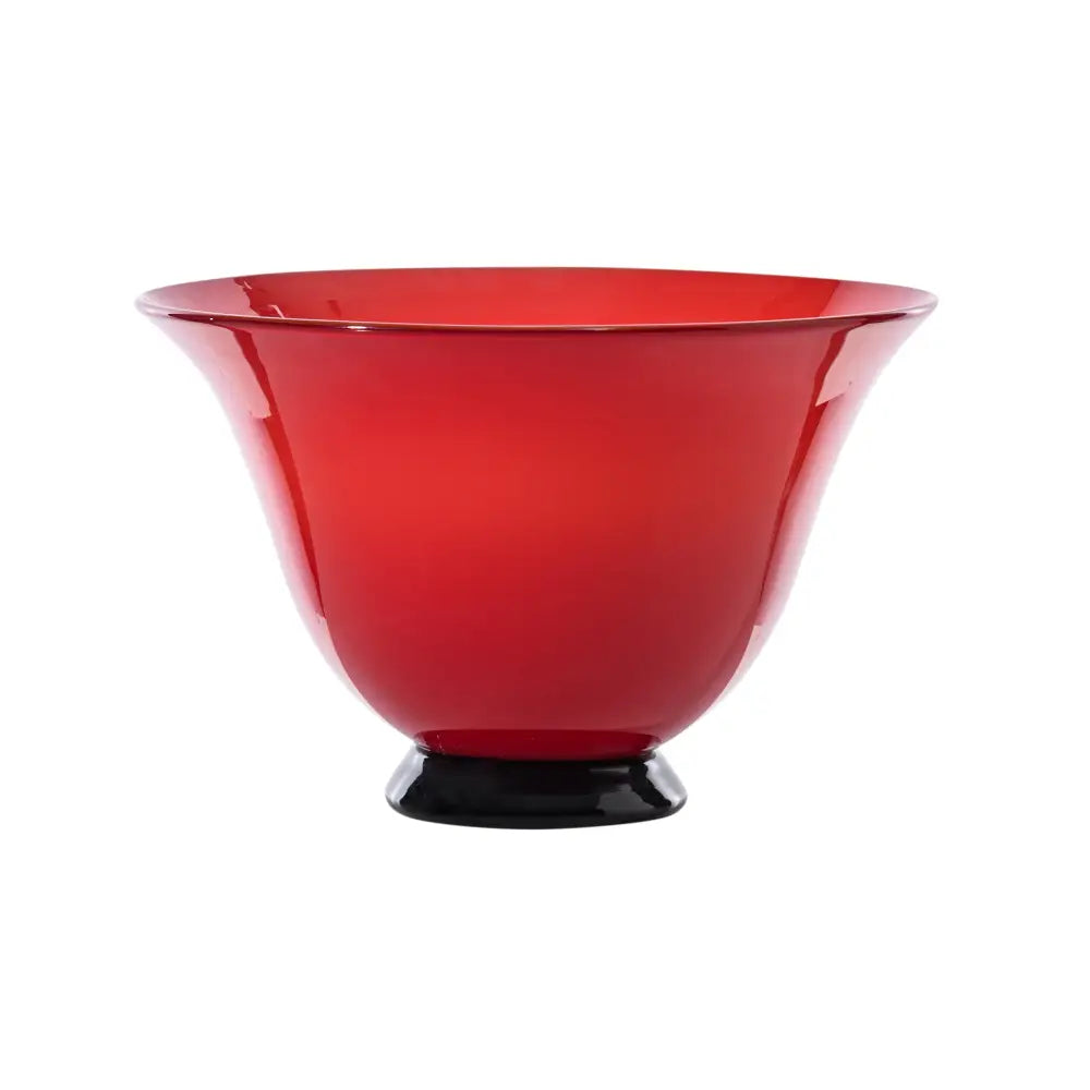 Anni Trenta Short Vase by Venini - Red