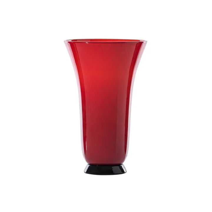 Anni Trenta Tall Vase by Venini - Red