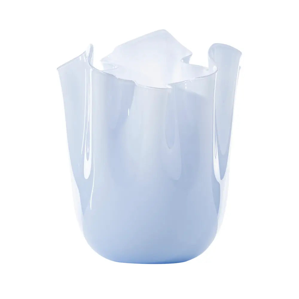 Fazzoletto Vase by Venini - L - Glossy Iceberg, Milk-White