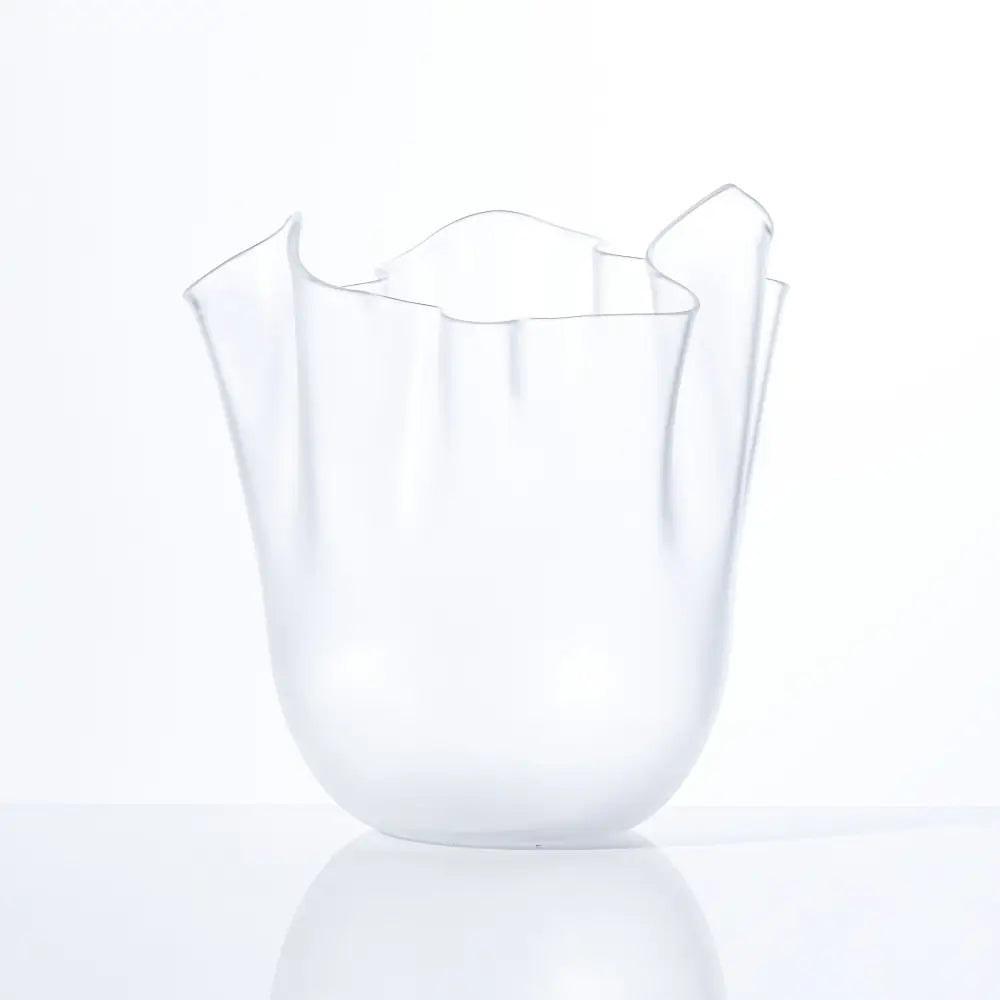 Fazzoletto Vase by Venini - M - Matte Crystal