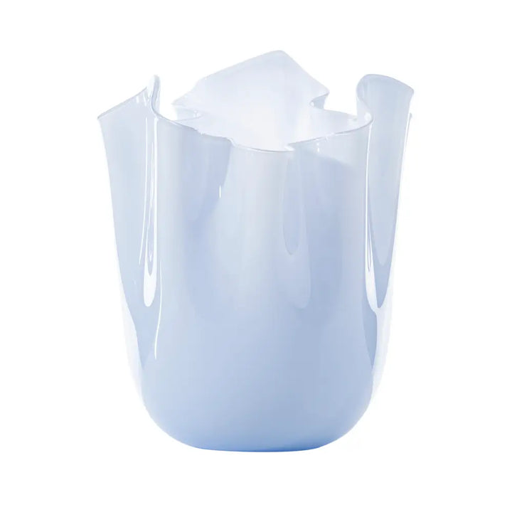 Fazzoletto Vase by Venini - M - Glossy Iceberg, Milk-White