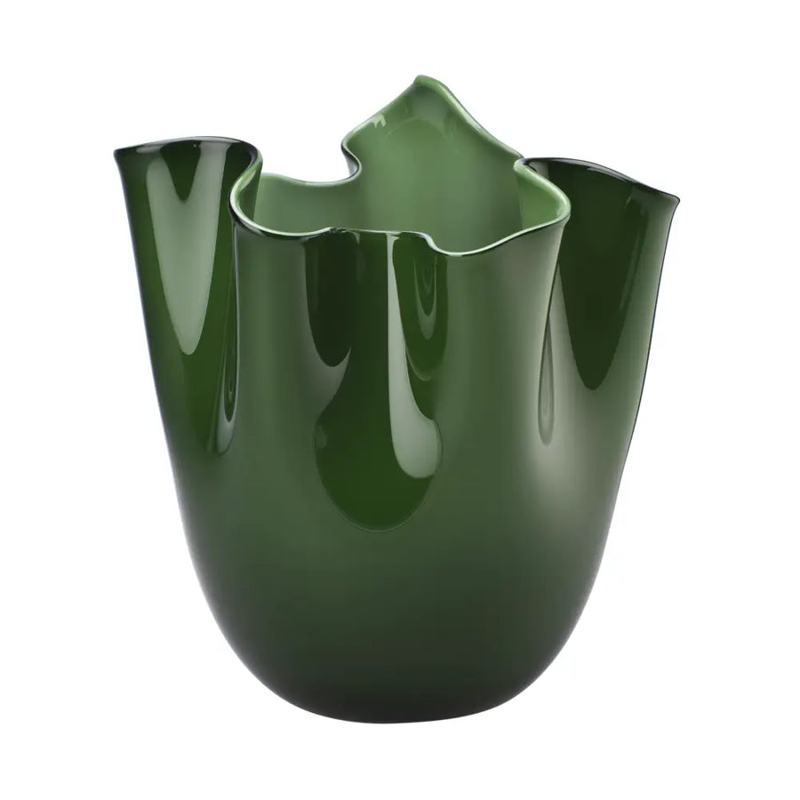 Vases Fazzoletto Vase by Venini - M - Glossy Apple Green