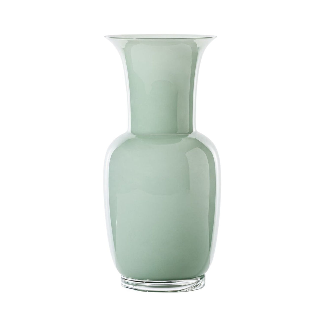 Opalino Glass Vase in Rio Green, Medium
