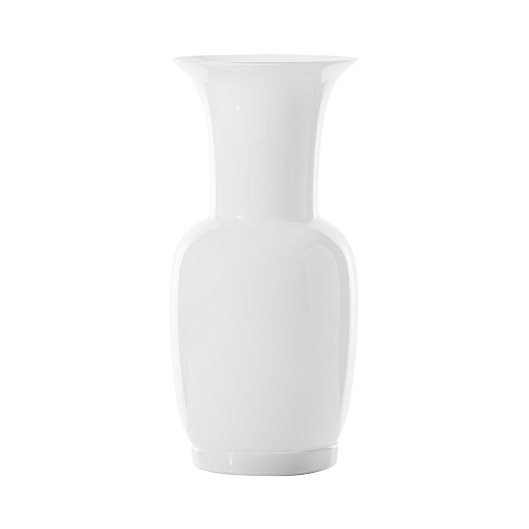 Opalino Glass Vase in Milk White, Medium