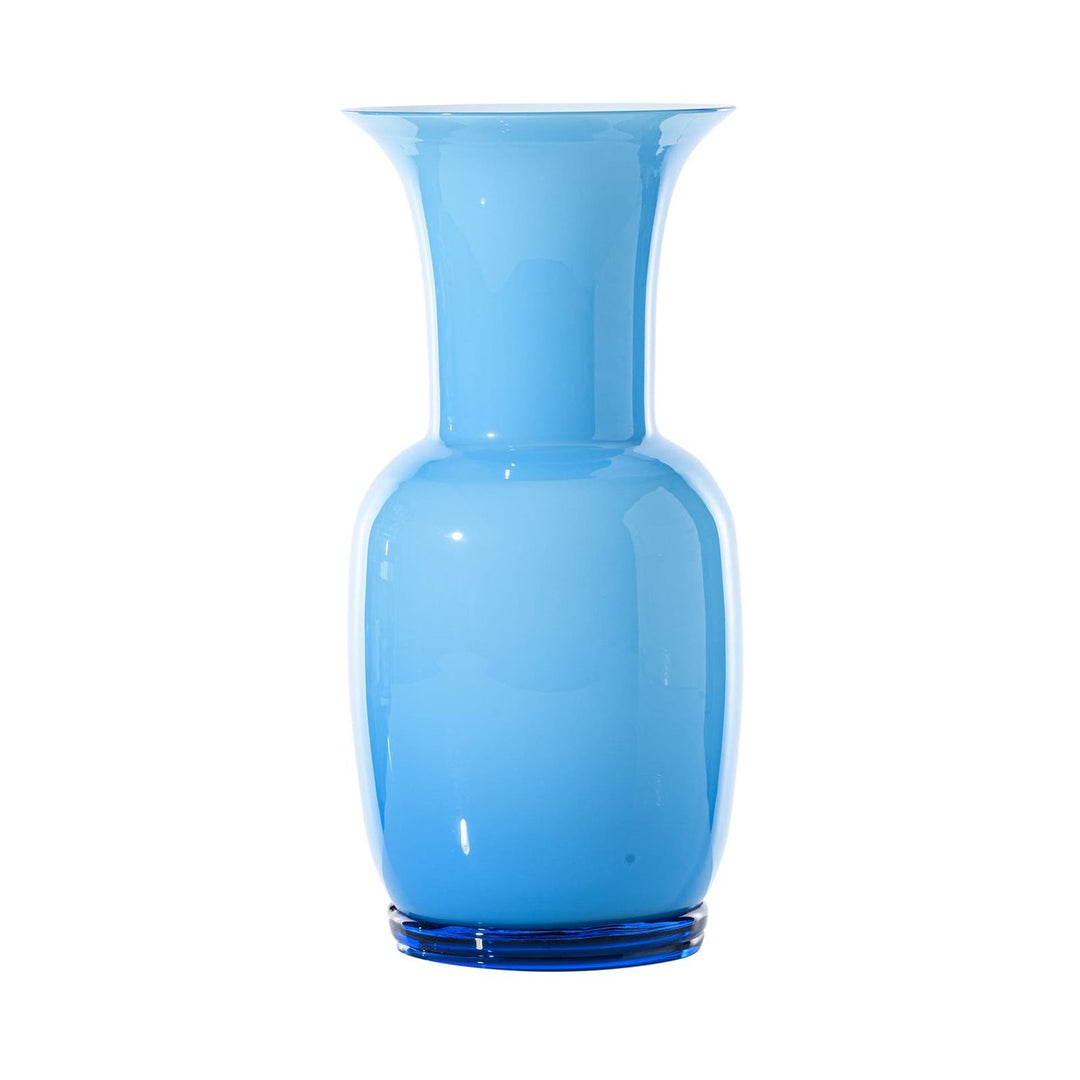 Opalino Glass Vase in Aquamarine, Large