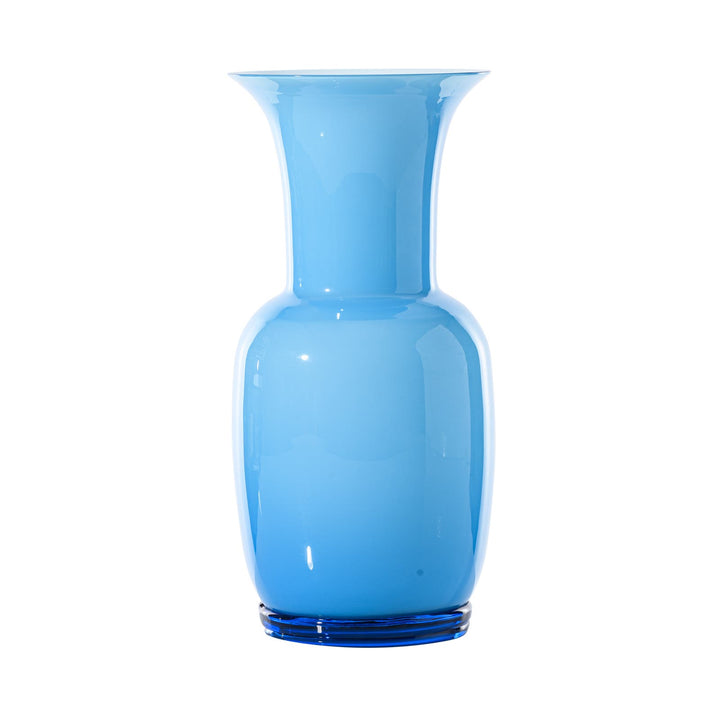 Opalino Glass Vase in Aquamarine, Large