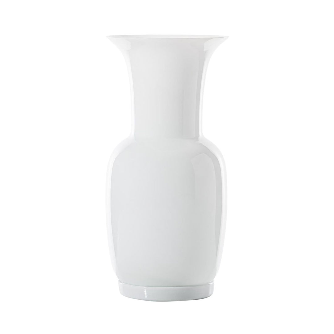 Opalino Glass Vase in Milk White, Large