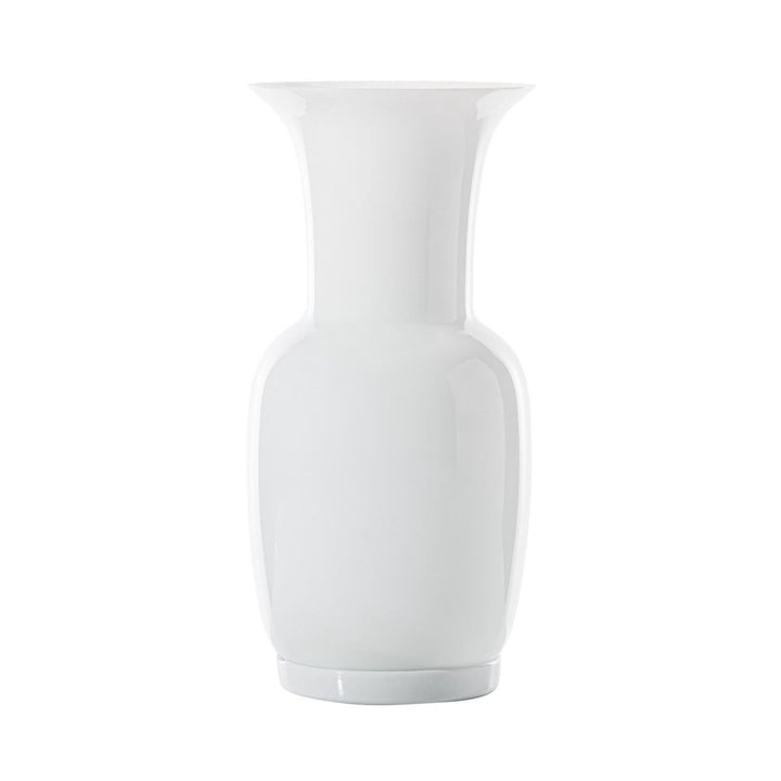 Opalino Glass Vase in Milk White, Large