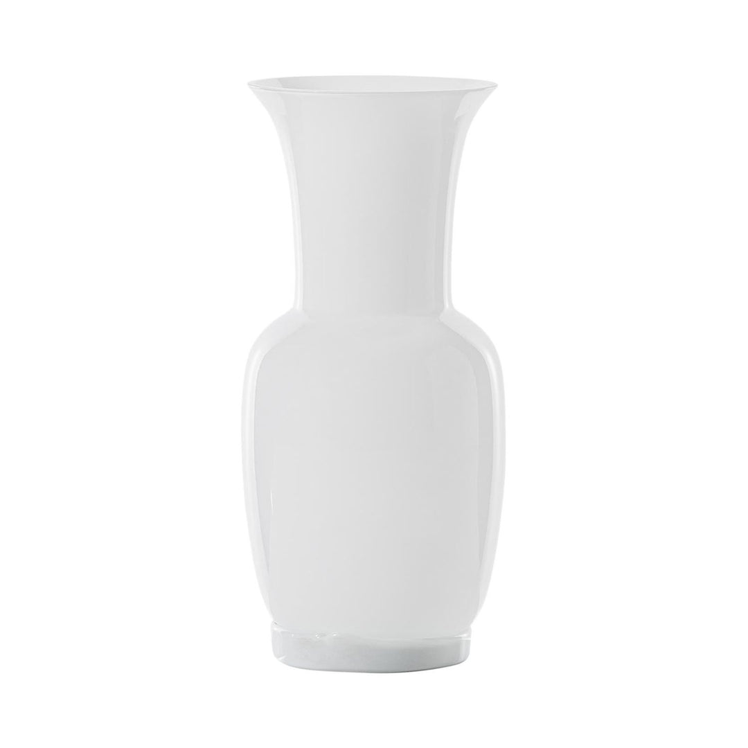 Opalino Glass Vase in Milk White, Small