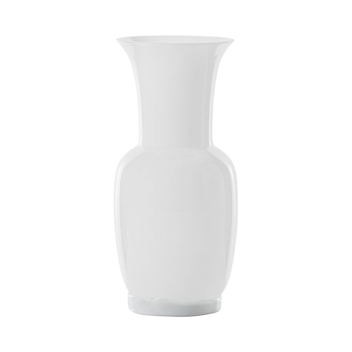 Opalino Glass Vase in Milk White, Small