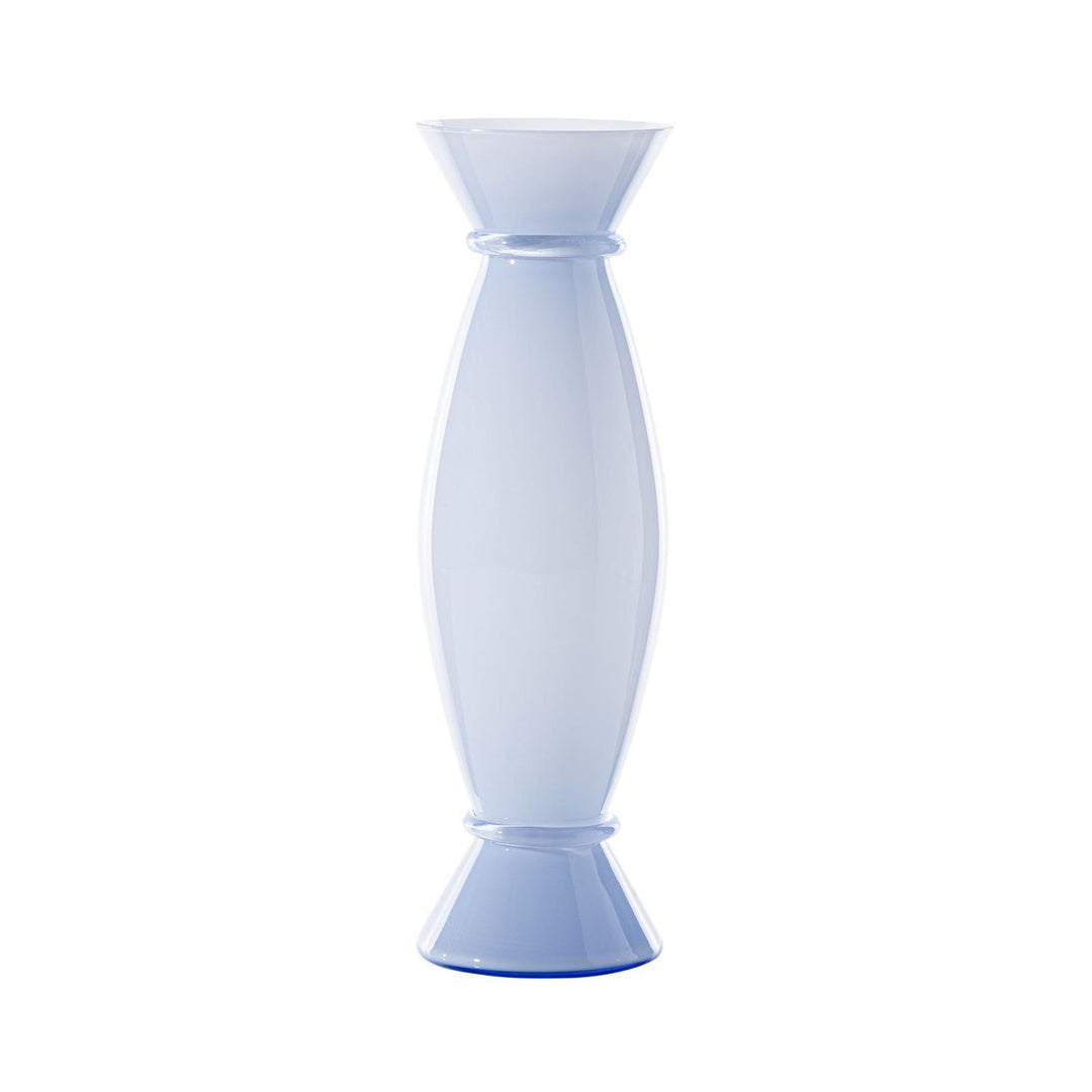 Acco Glass Vase in Iceberg / Milk White