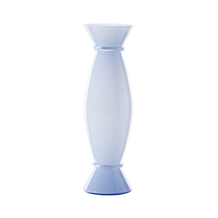 Acco Glass Vase in Iceberg / Milk White