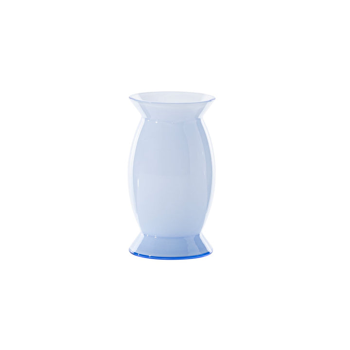 Sidone Glass Vase in Iceberg / Milk White