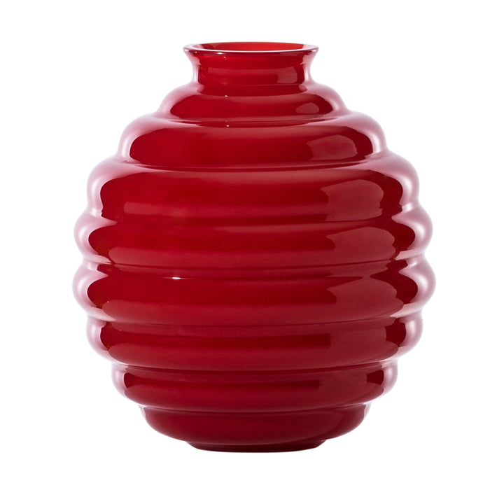 Deco Vase by Venini, Extra Small size, Glossy Red