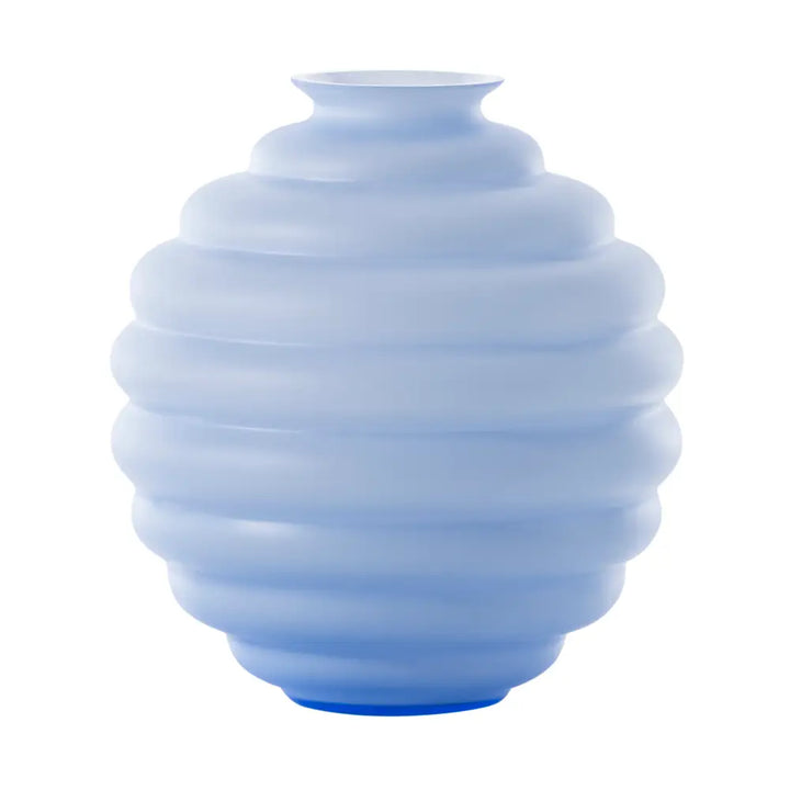 Deco Vase by Venini - M - Matte Iceberg, Milk White