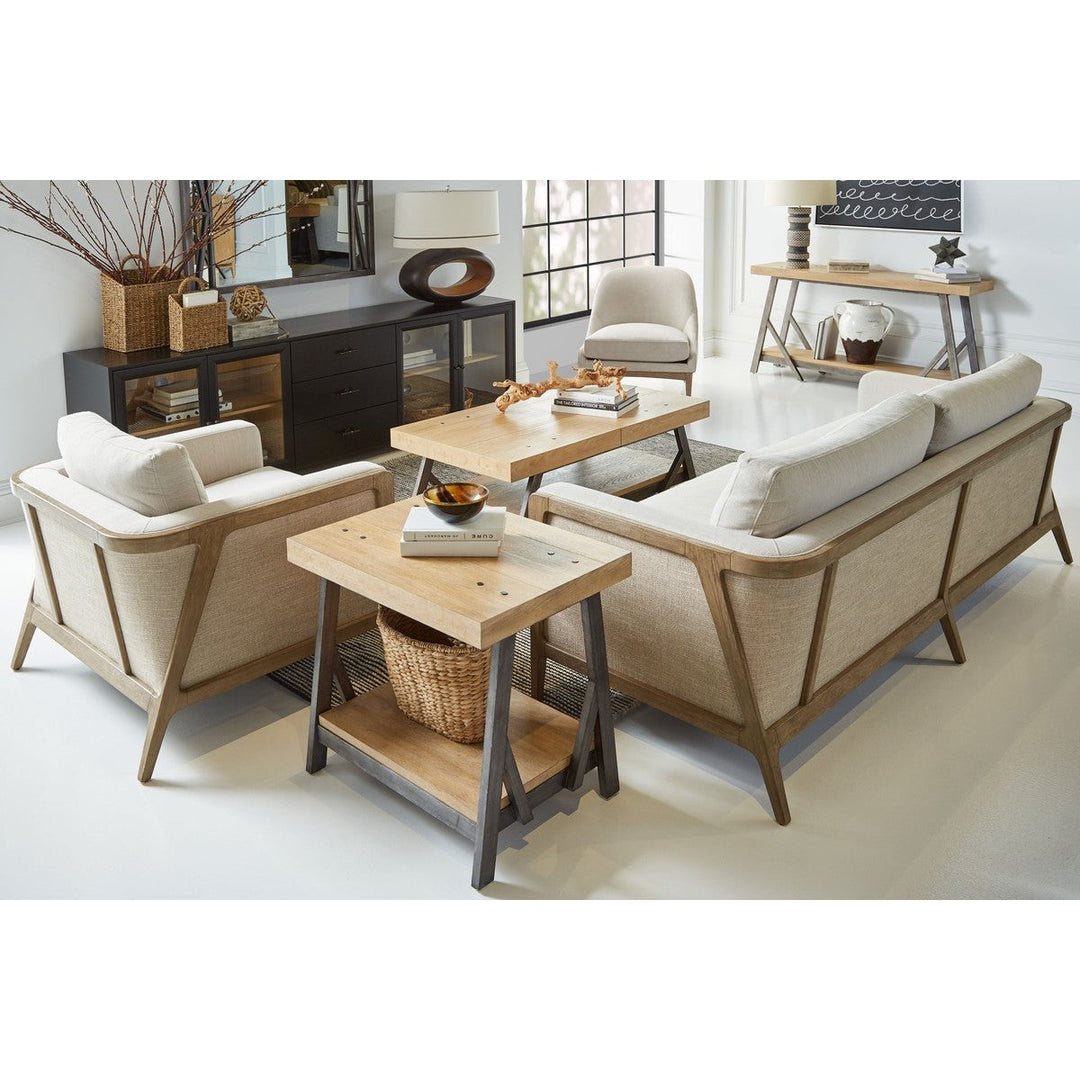 Frame Entertainment Console - Brown