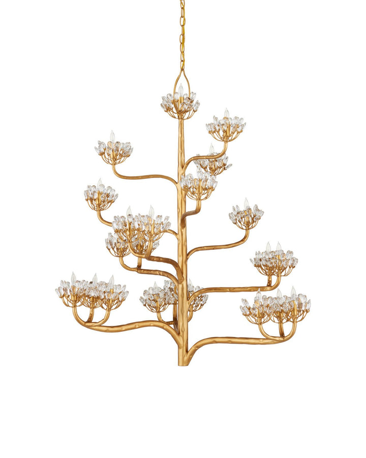 Agave Americana Gold Chandelier