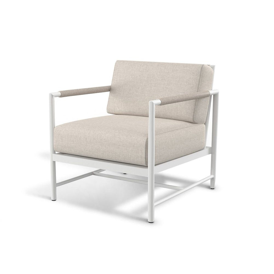 Outdoor Lounge Chairs Sabbia Club Chair in Echo Ash, No Welt
