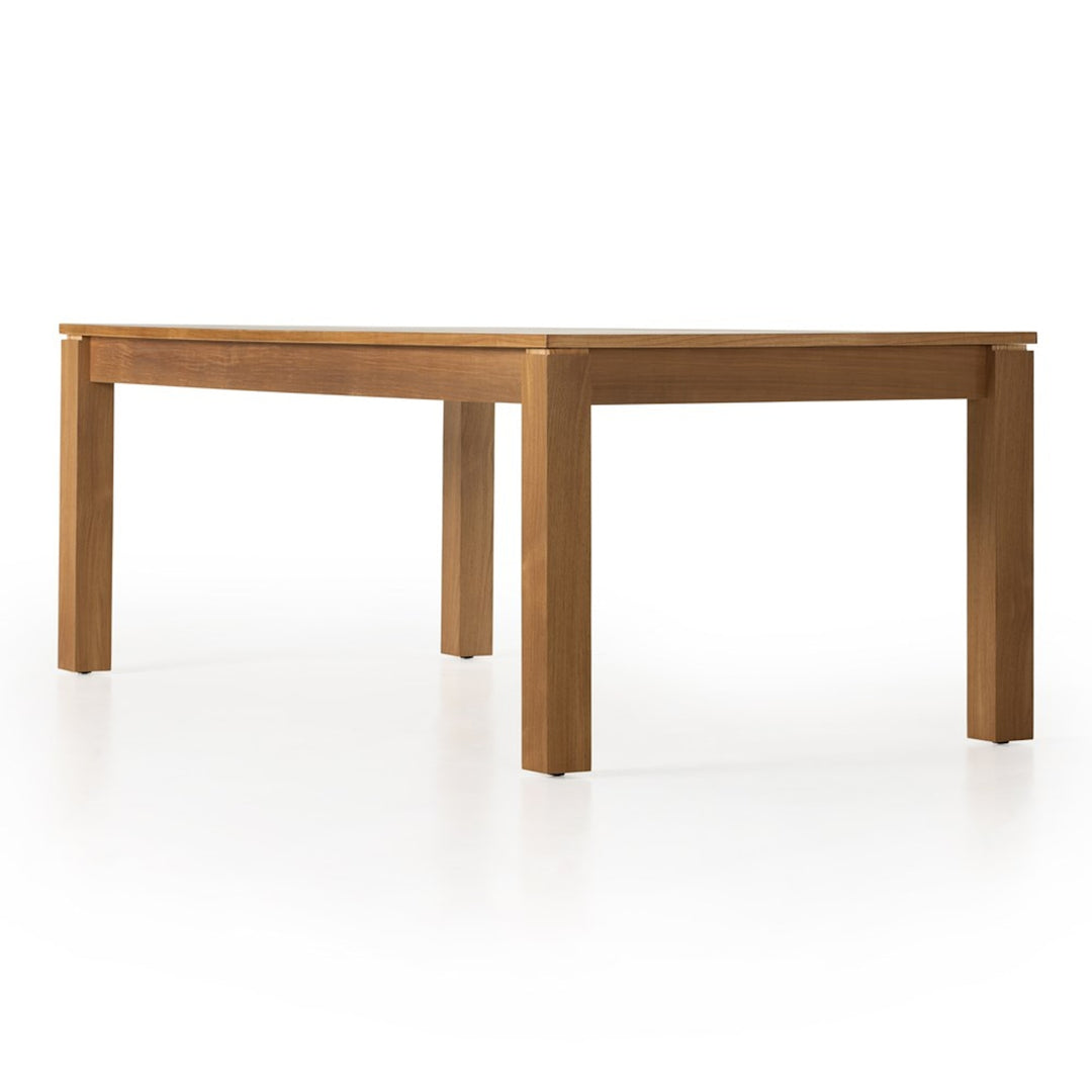Alternate angle of the Four Hands Timur rectangular dining table