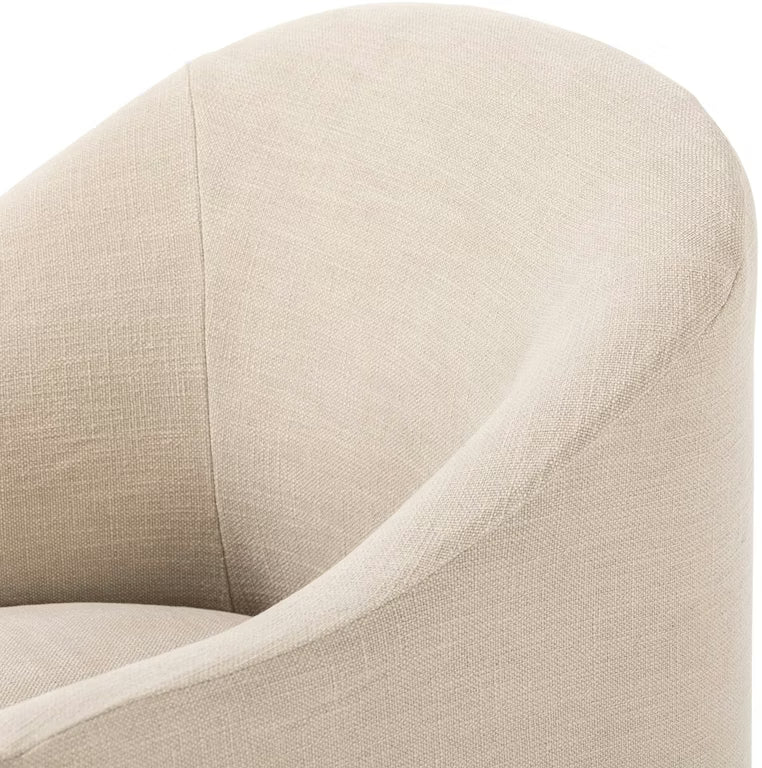 Cove Dining Chair With Casters - Bergamo Canvas