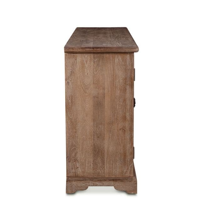 San Rafael 67" Glass Cabinet Antique Oak-Home Trends & Designs-HOMETD-FSR-GC67AO-Bookcases & CabinetsW67"-6-France and Son