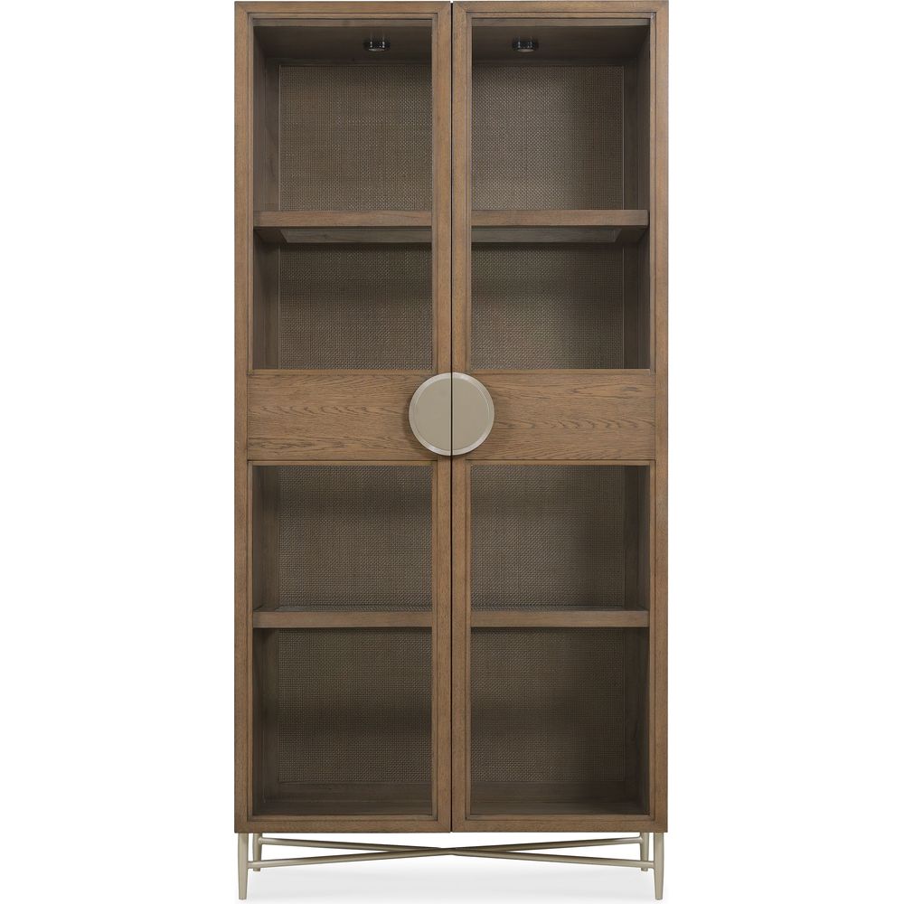 Sonnet Display Cabinet - Medium Wood