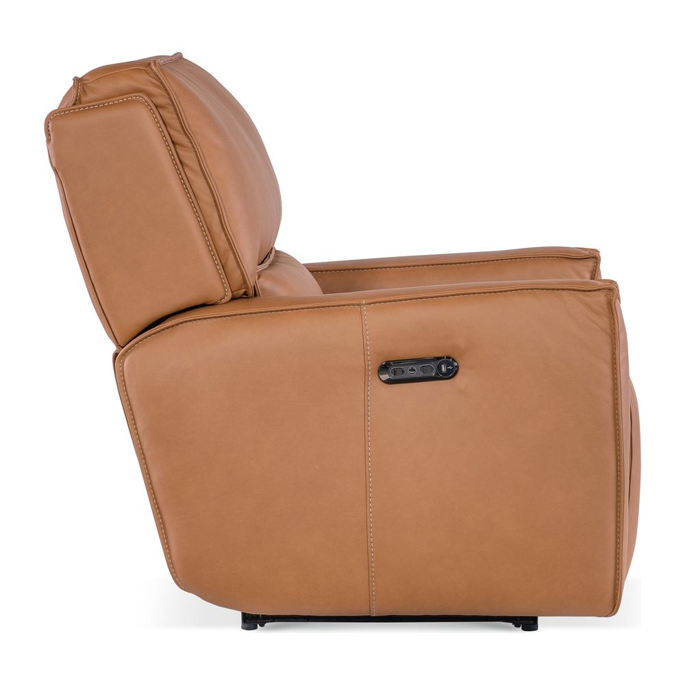Sutton Zero Gravity Power Recliner with Power Headrest - Brown
