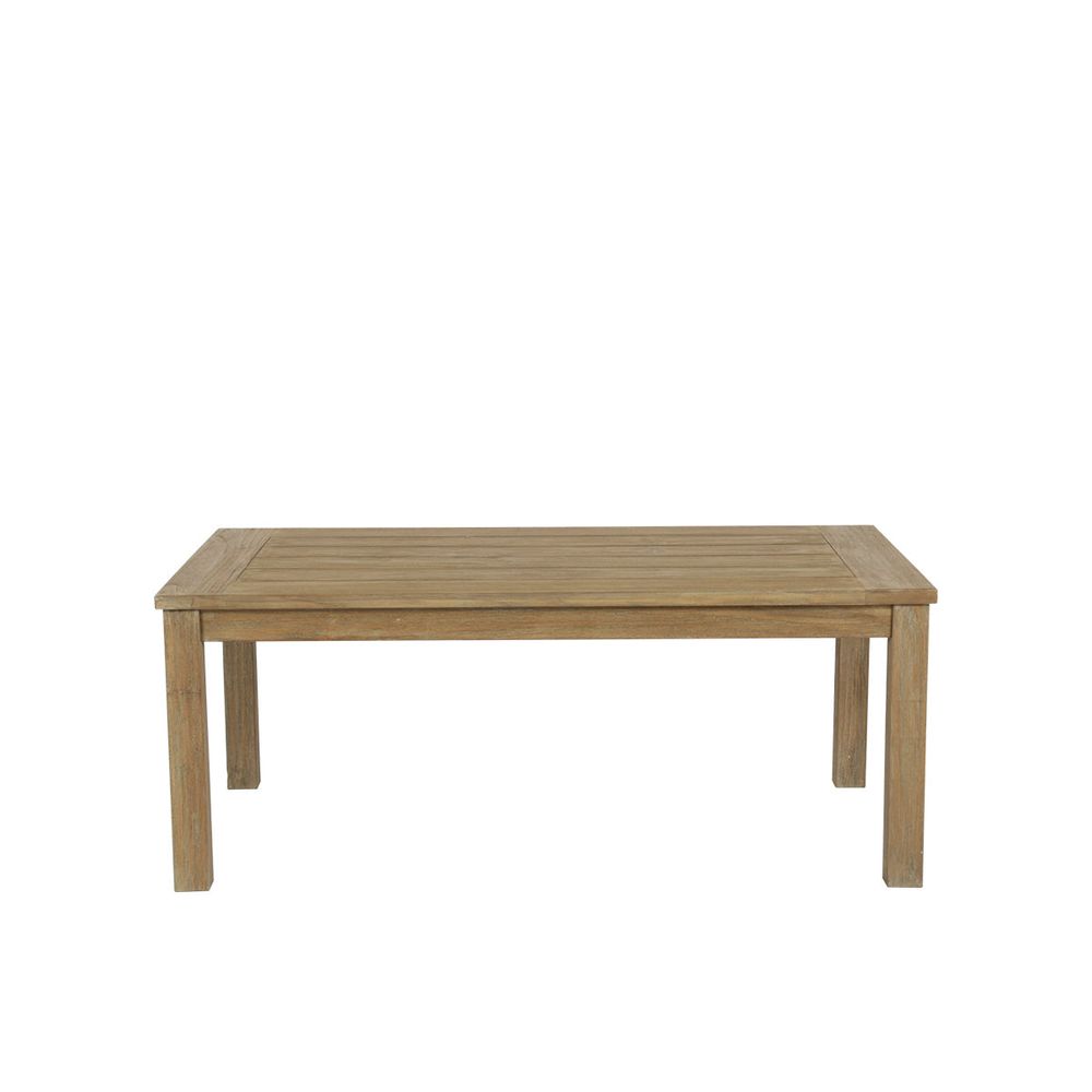 Outdoor Coffee Tables Coastal Teak Rectangular Outdoor Coffee Table