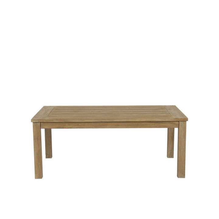 Outdoor Coffee Tables Coastal Teak Rectangular Outdoor Coffee Table