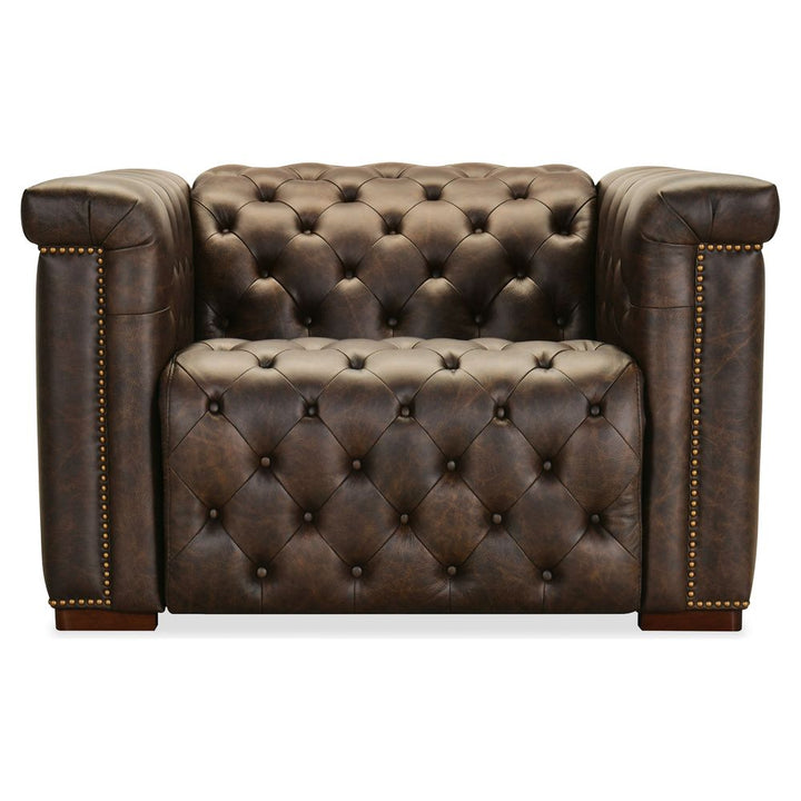 Lounge Chairs: Recliners Vanguard Deux Power Recliner with Power Headrest - Brown