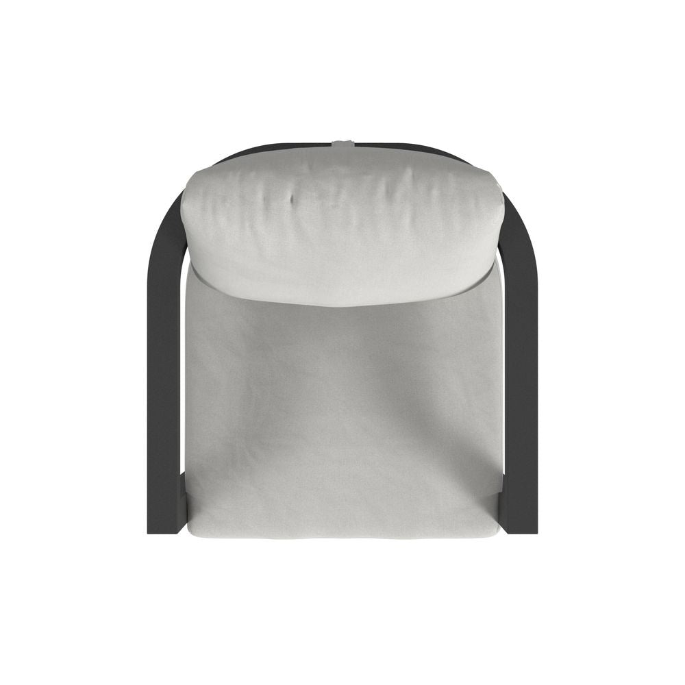 Malibu Barstool in Cast Silver