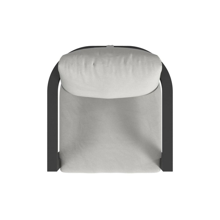 Malibu Barstool in Cast Silver
