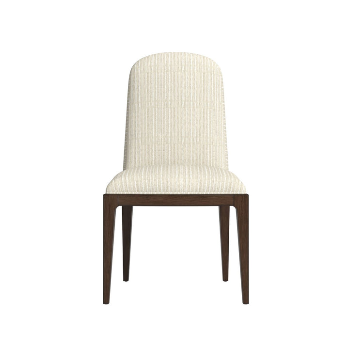 Verge Upholstered Side Chair — Handcrafted Walnut