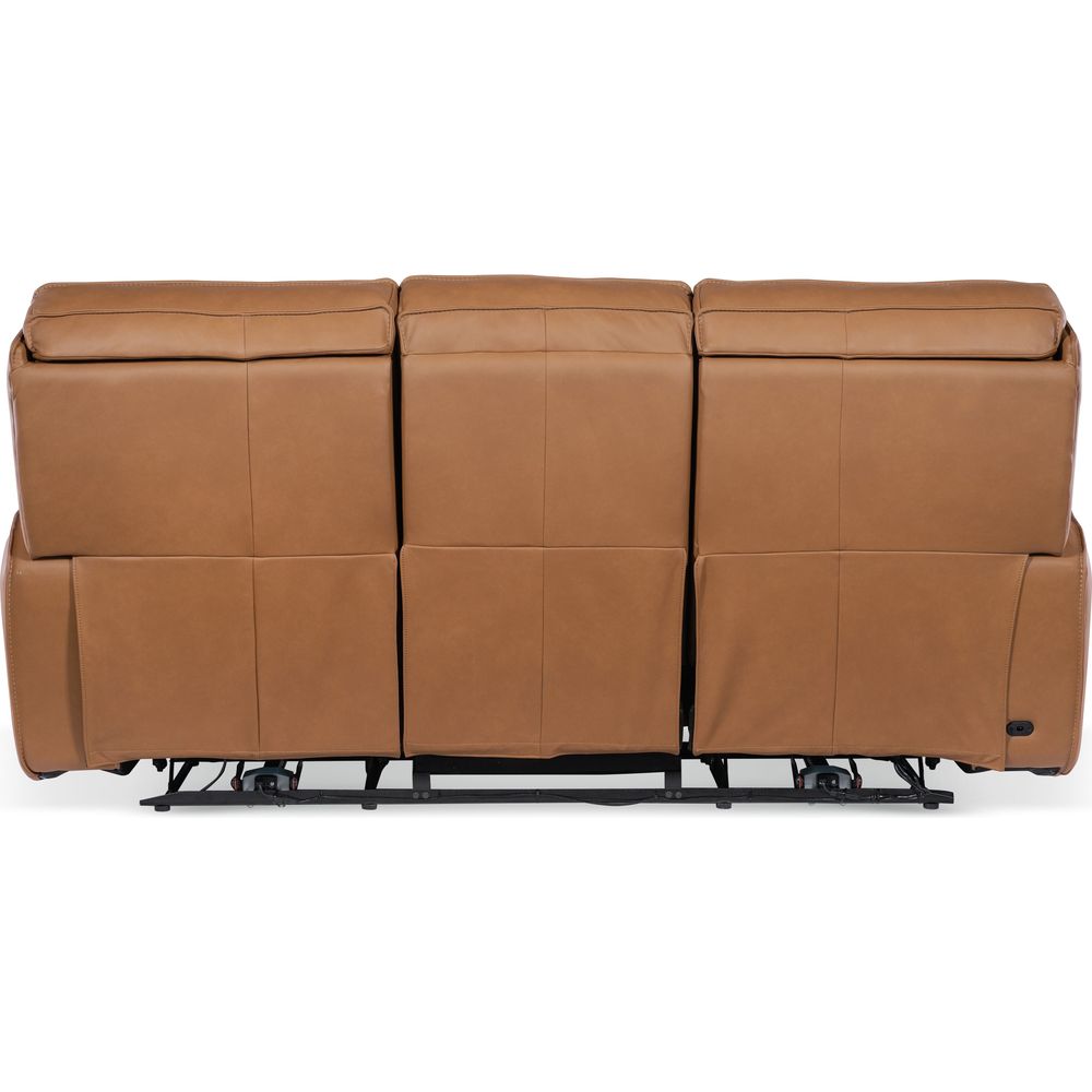 Miles Zero Gravity Sofa with Power Recline Power Headrest - Brown