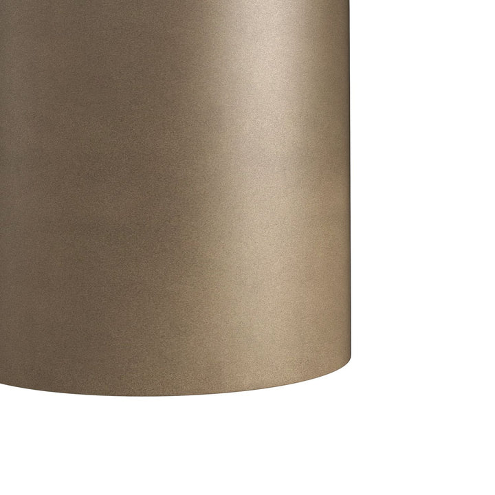 Verge Oval Cocktail Table — Bronze Metallic
