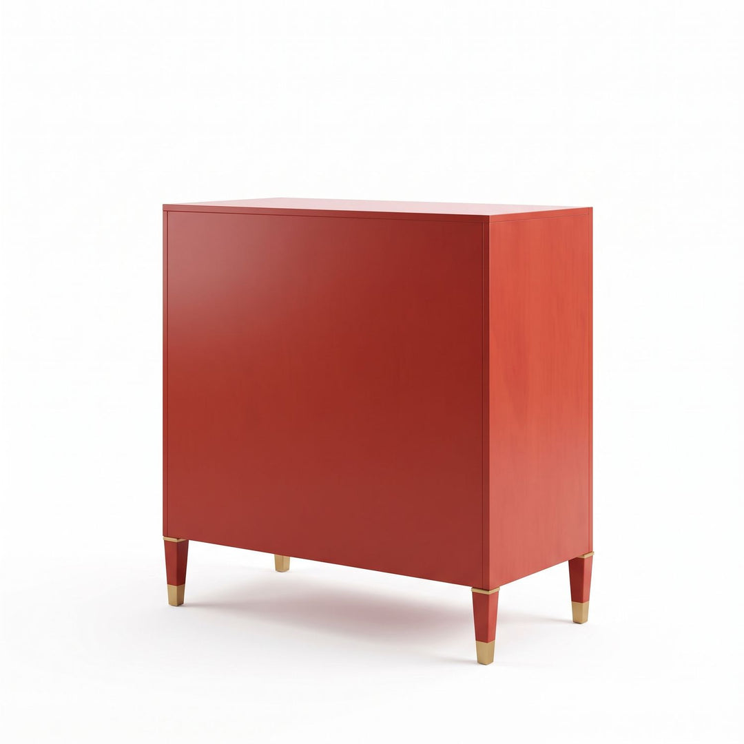 Boulevard Accent Chest — Red