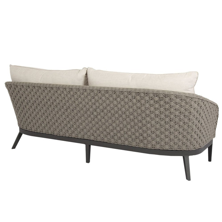 Outdoor Sofas and Sectionals Marbella Sofa in Echo Ash w/ Self Welt