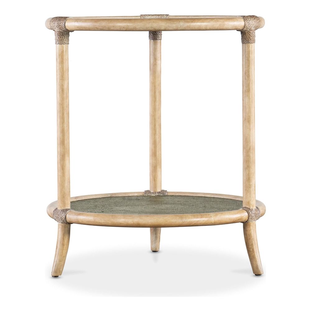 Side Tables Solace Raffia End Table - Greens